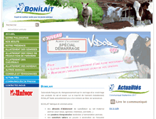 Tablet Screenshot of aliment-allaitement.bonilait-proteines.fr